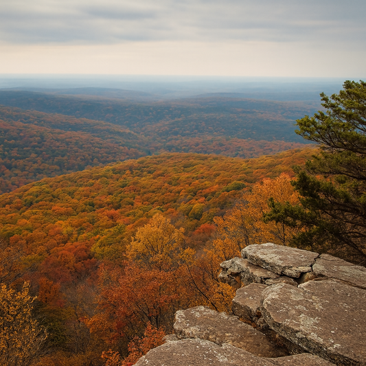 Cameron Bluff Overlook - Mount Magazine State Park - Arkansas United States - Rendered - Digital File Digital My Custom Designs PDF