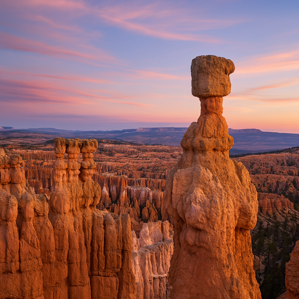 Thor's Hammer - Bryce Canyon National Park - Utah United States - Rendered - Digital File Digital My Custom Designs PDF