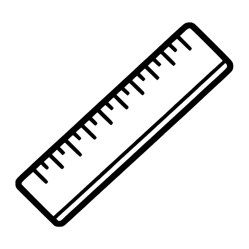 Ruler Icon - Vector Graphics - Digital File Digital My Custom Designs PDF
