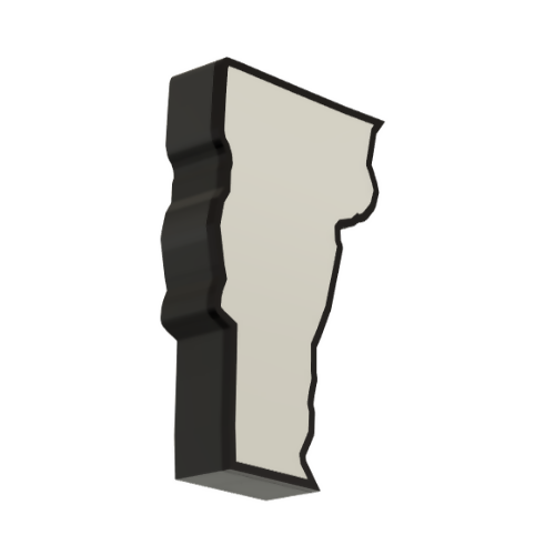 Vermont Wall Lightbox - United States - 3D Print File - Digital File Digital My Custom Designs