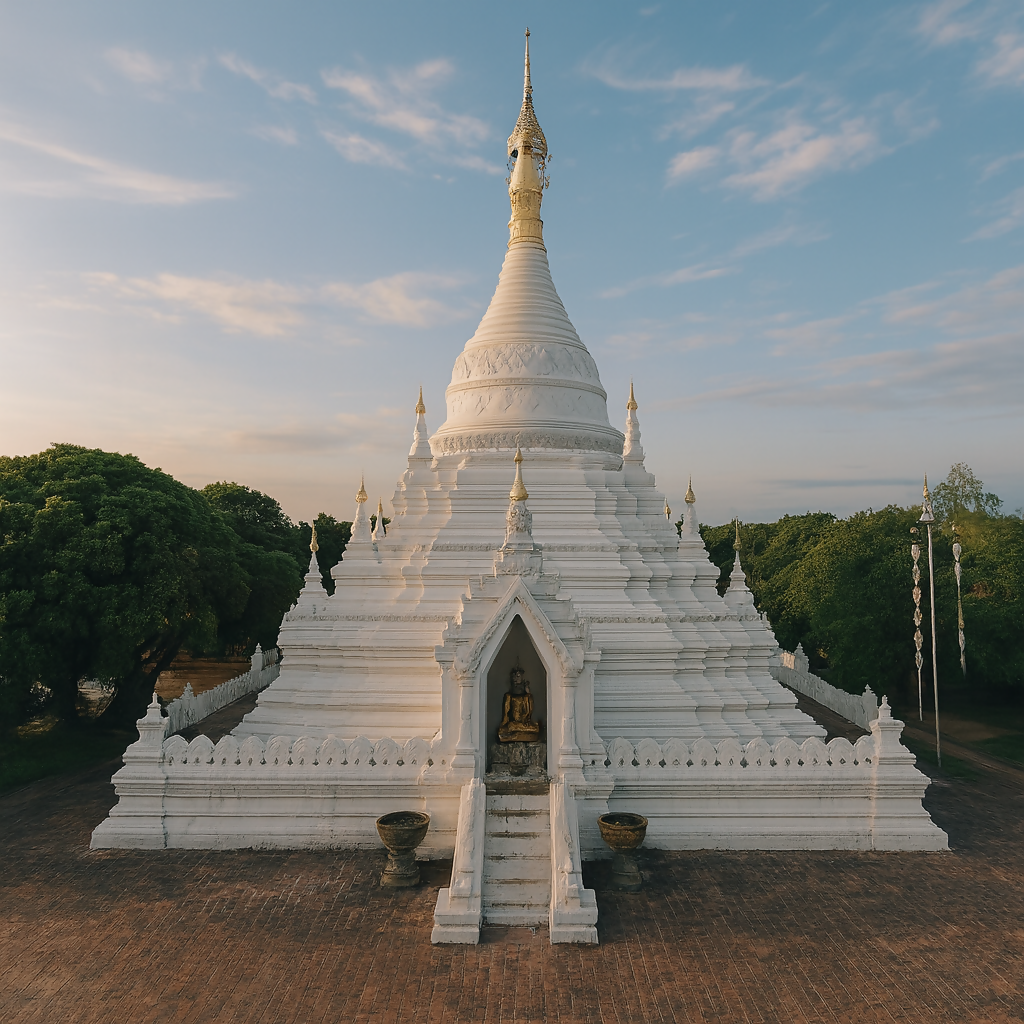 Wat Mahawan Temple - Chiang Mai Thailand - Asia - Rendered - Digital File Digital My Custom Designs PDF