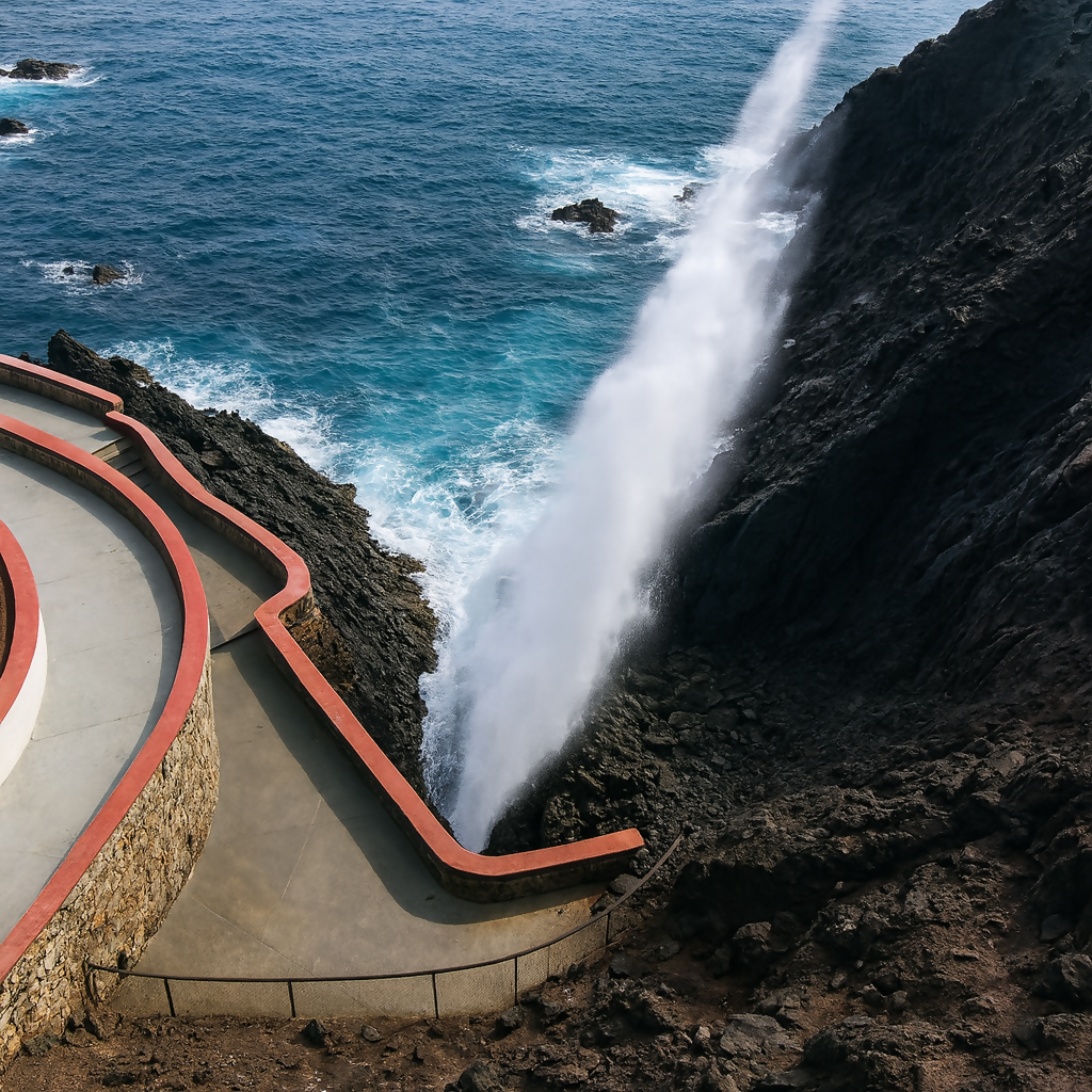 The Blowhole (La Bufadora) - Baja California Mexico - Rendered - Digital File Digital My Custom Designs PDF