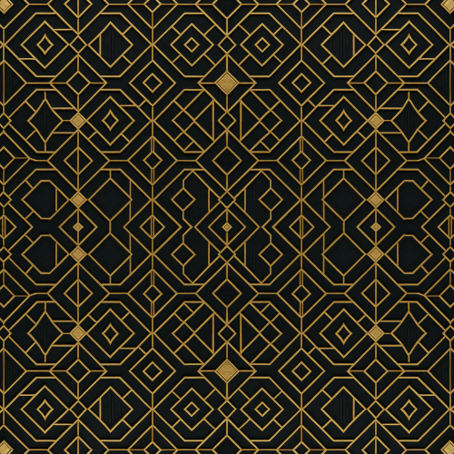 Luxury and Ornamental - Luxe Geometric Tessellation With Diamond Nodes - Pattern - Digital File Digital My Custom Designs PDF