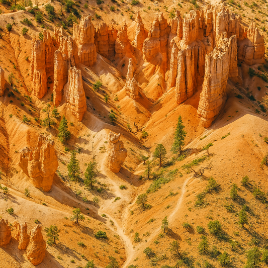 Navajo Loop Trail - Bryce Canyon National Park - Utah United States - Rendered - Digital File Digital My Custom Designs PDF