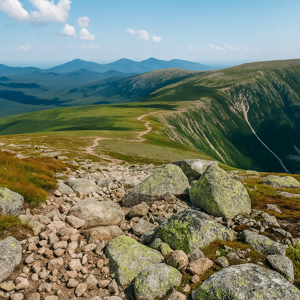 Mount Katahdin - Baxter State Park - Maine United States - Rendered - Digital File Digital My Custom Designs PDF