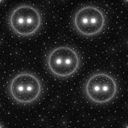 Futuristic & Sci-Fi - Binary Star Halos with Glowing Debris - Pattern - Digital File Digital My Custom Designs PDF