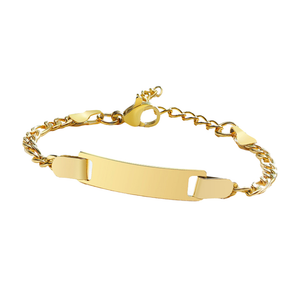 Engravable Bracelet Silver Bar Blank - Seller Supplies My Custom Designs Gold