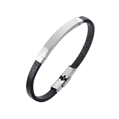 Engravable Bracelet Silver Slim Blank - Seller Supplies My Custom Designs