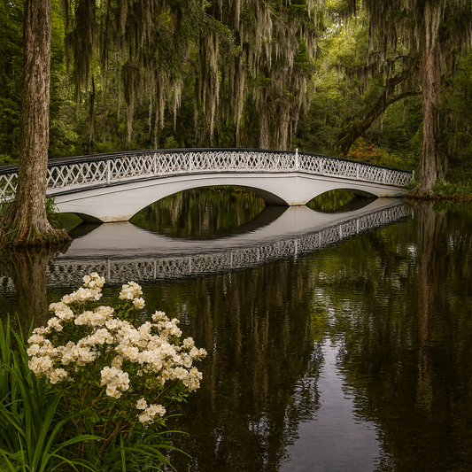 Magnolia Plantation and Gardens - South Carolina United States - Rendered - Digital File Digital My Custom Designs PDF