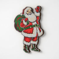Santa Waving - Layered Line Design - Digital File Digital My Custom Designs
