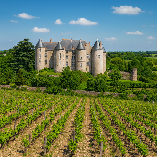 Luynes Castle (Château de Luynes) Vineyards - Loire Valley France - Europe - Rendered - Digital File Digital My Custom Designs PDF
