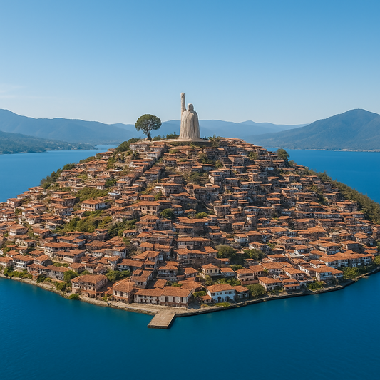 Pátzcuaro & Janitzio Island (Pátzcuaro y Isla de Janitzio) - Michoacán Mexico - Rendered - Digital File Digital My Custom Designs PDF