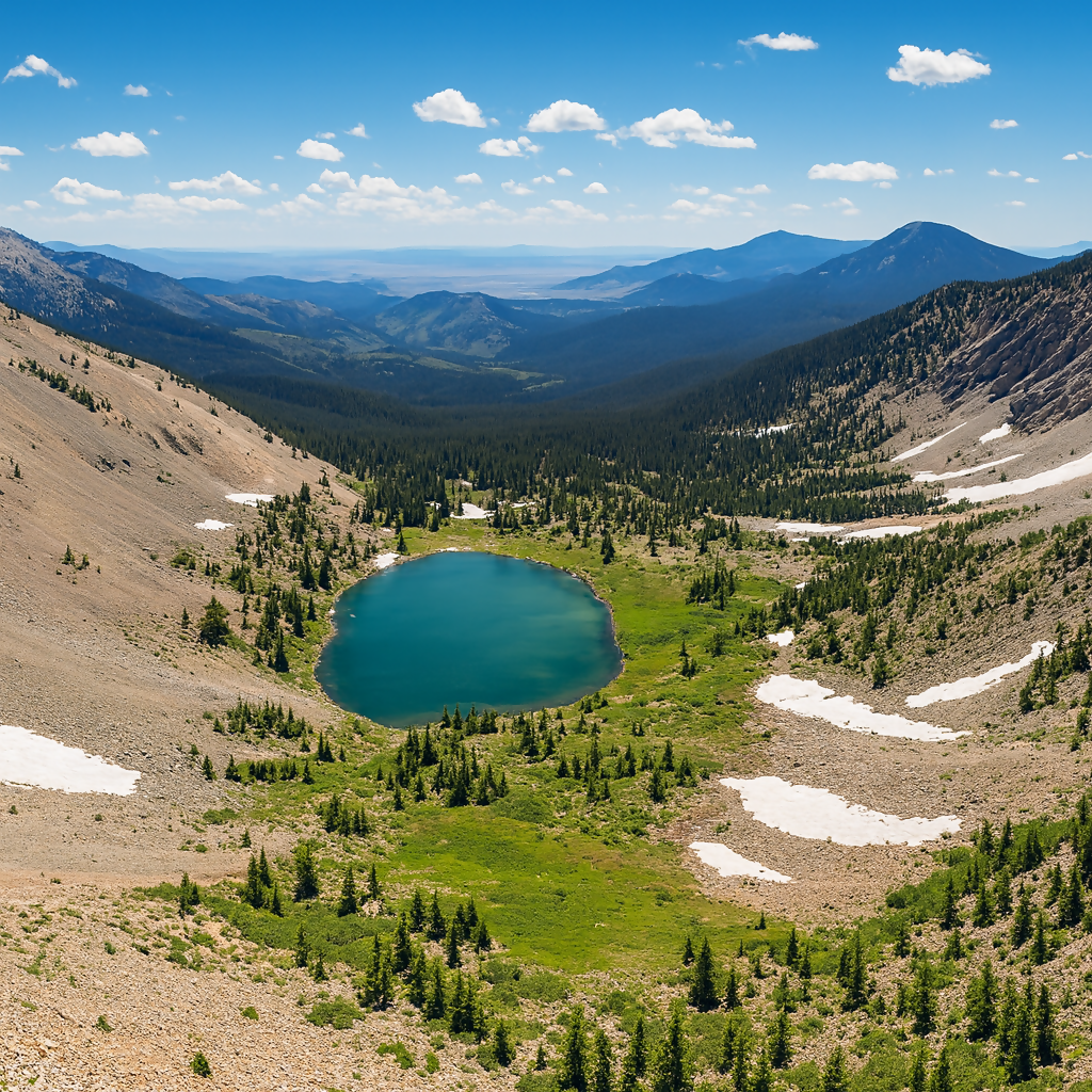 Teresa Lake - Great Basin National Park - Nevada United States - Rendered - Digital File Digital My Custom Designs PDF