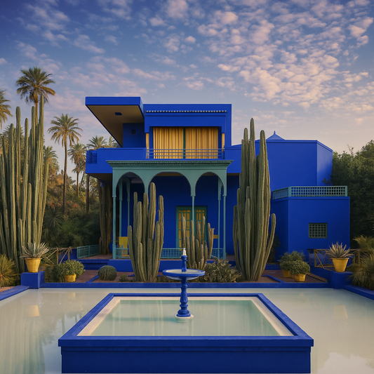 Jardin Majorelle - Marrakech Morocco - Africa - Rendered - Digital File Digital My Custom Designs PDF