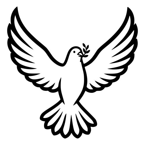 Dove Flying - Digital File - XCS Friendly Digital My Custom Designs PDF