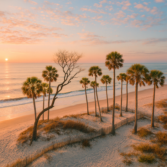 Hunting Island State Park - South Carolina United States - Rendered - Digital File Digital My Custom Designs PDF