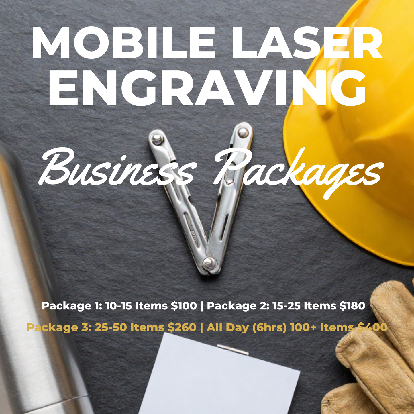 Mobile Laser Engraving Service Business | Party | Personal