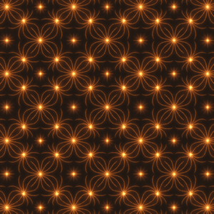 Space and Cosmic - Bright Magnetic Field Lines In Glowing Patterns - Pattern - Digital file