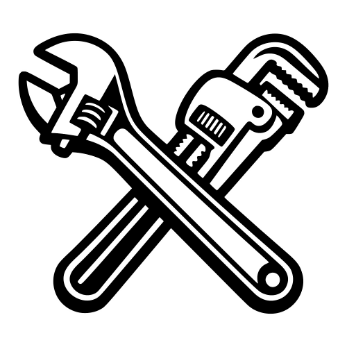 Crossed Wrenches - Vector Graphics - Digital File Digital My Custom Designs PDF