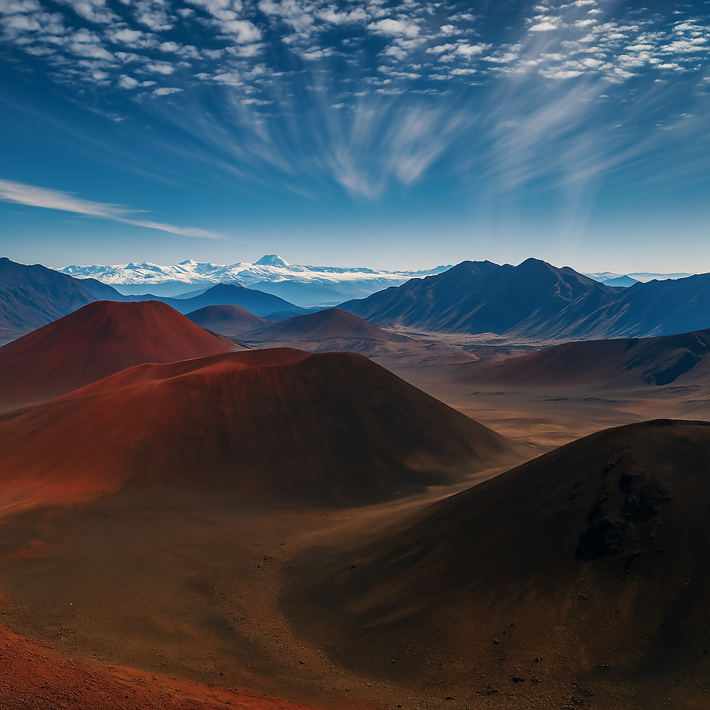 Haleakalā National Park (Maui) - Hawaii United States - Rendered - Digital File Digital My Custom Designs PDF