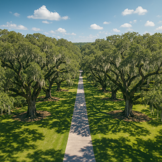 Live Oak Allée - Brookgreen Gardens - South Carolina United States - Rendered - Digital File Digital My Custom Designs PDF
