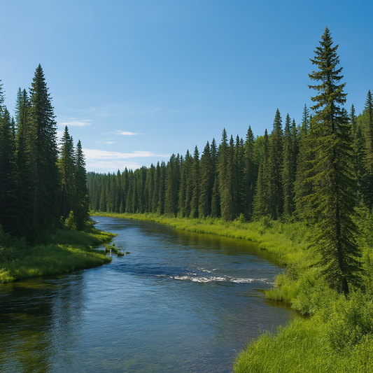 Waskesiu Lake - Prince Albert National Park - Saskatchewan Canada - Rendered - Digital File Digital My Custom Designs PDF