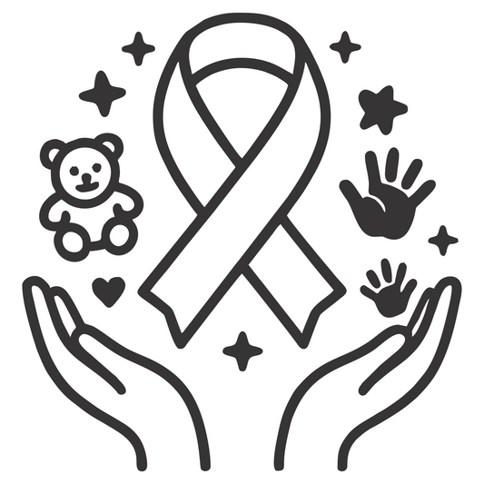 Gold Ribbon Childhood Cancer - Digital File - XCS Friendly