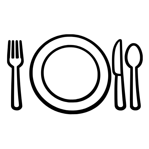 Dinner Plate Design - Vector Graphics - Digital File
