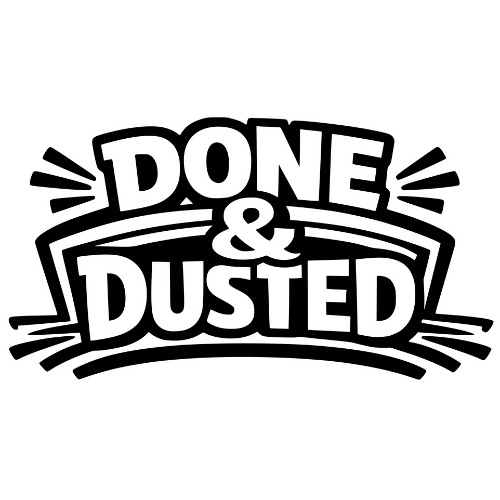 “Done & Dusted” Text - Digital File - XCS Friendly Digital My Custom Designs PDF