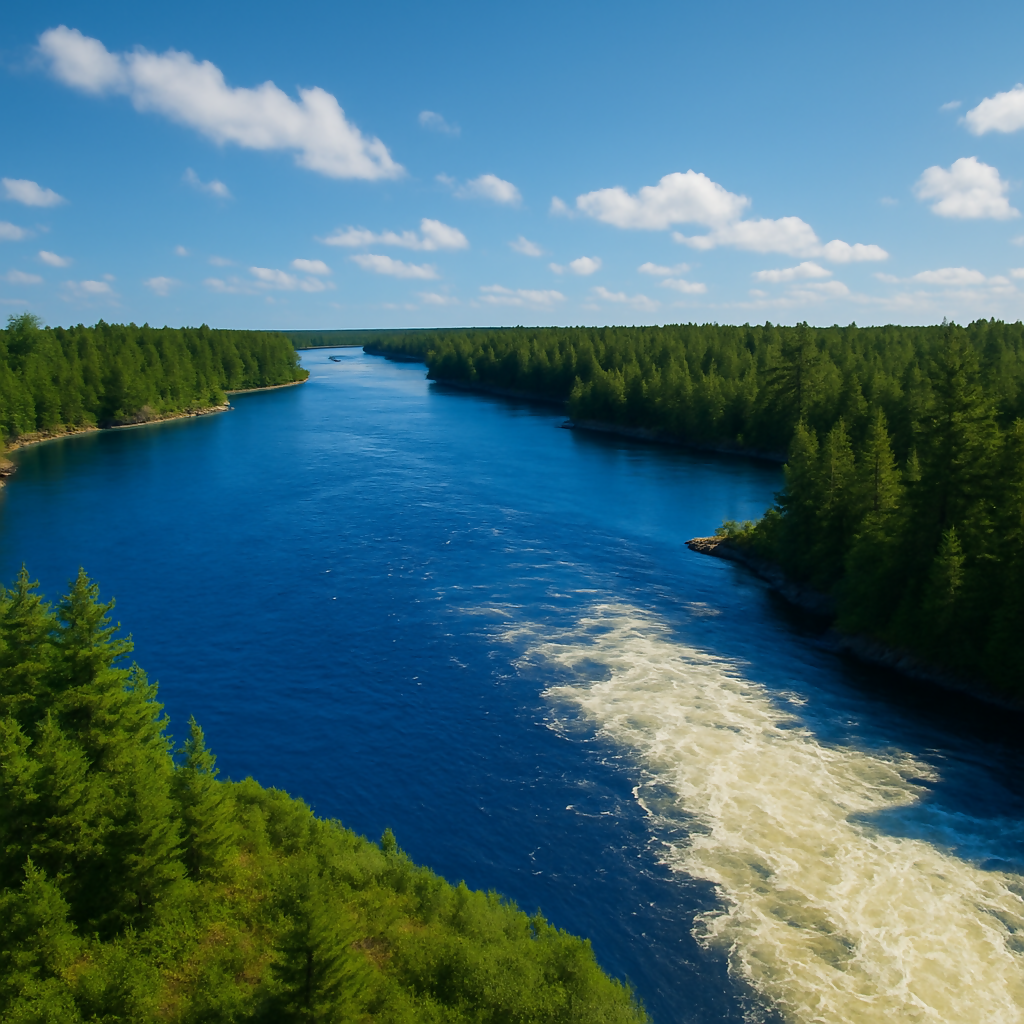 Kettle Falls - Voyageurs National Park - Minnesota United States - Rendered - Digital File Digital My Custom Designs PDF