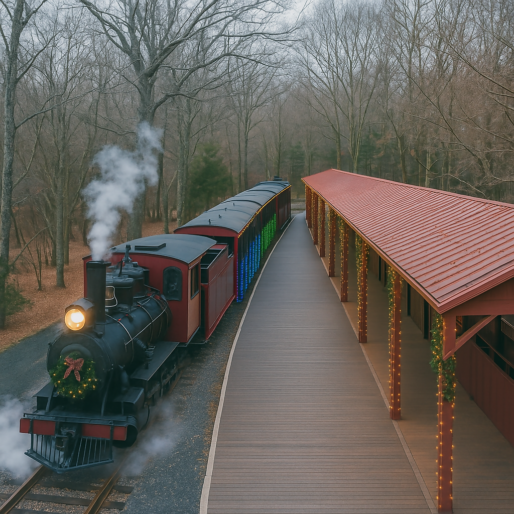 Frisco Sing - Along Steam Train-Silver Dollar City - Missouri United States - Rendered - Digital File Digital My Custom Designs PDF