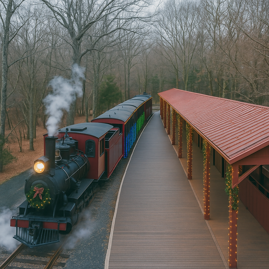 Frisco Sing - Along Steam Train-Silver Dollar City - Missouri United States - Rendered - Digital File Digital My Custom Designs PDF