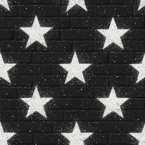 Industrial and Urban - Spray Splatter Stars On Dark Brick Walls - Pattern - Digital File Digital My Custom Designs PDF