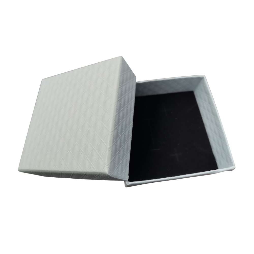 Quilted Style White Jewelry Gift Box - Pack of 6 - Seller Supplies My Custom Designs