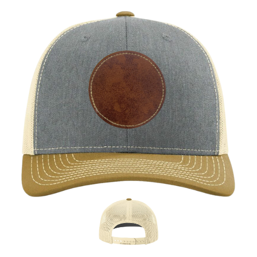 Classic Ball Cap with Customized Circle Patch