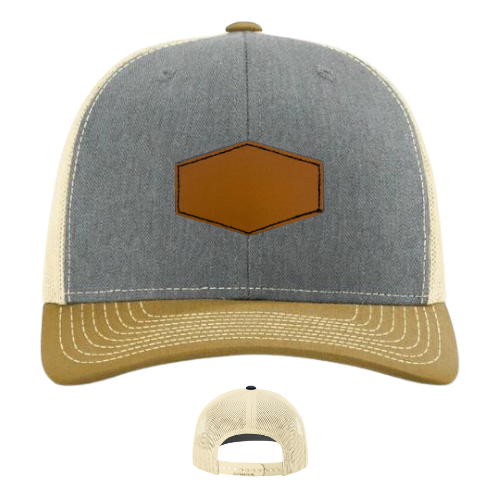 Classic Ball Cap with Customized Hexagon Patch