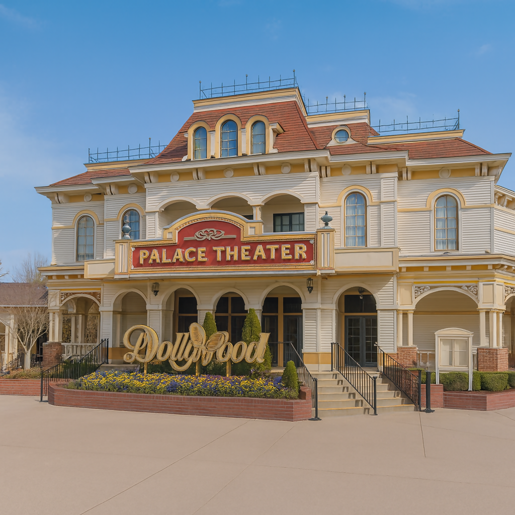 Showstreet Palace Theater - Dollywood Theme Park (Pigeon Forge) - Tennessee United States - Rendered - Digital File Digital My Custom Designs PDF