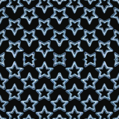 Gaming and Pop Culture - Liquid Chrome Power-Up Stars - Pattern - Digital File Digital My Custom Designs PDF