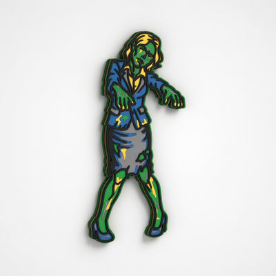 Zombie - Layered Line Design - Digital File