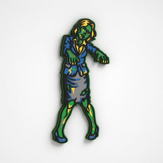 Zombie - Layered Line Design - Digital File Digital My Custom Designs