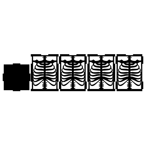 Haloween Decor - Ribcage Lantern - Digital File Tumbler My Custom Designs