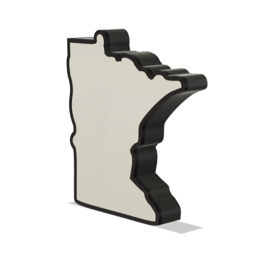 Minnesota Wall Lightbox - United States - 3D Print File - Digital File Digital My Custom Designs ZIP File