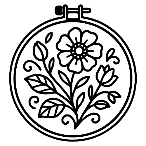 Embroidery Hoop Design - Digital File - XCS Friendly Digital My Custom Designs PDF