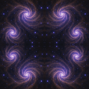 Space and Cosmic - Space Dust Whirlpools With Ultraviolet Sparks - Pattern - Digital file