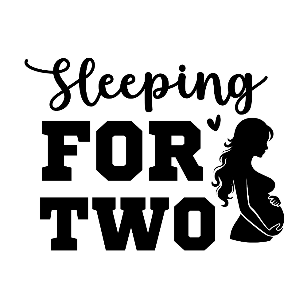 Sleeping for Two - Baby - Vector Graphics - Digital File Digital My Custom Designs ZIP File