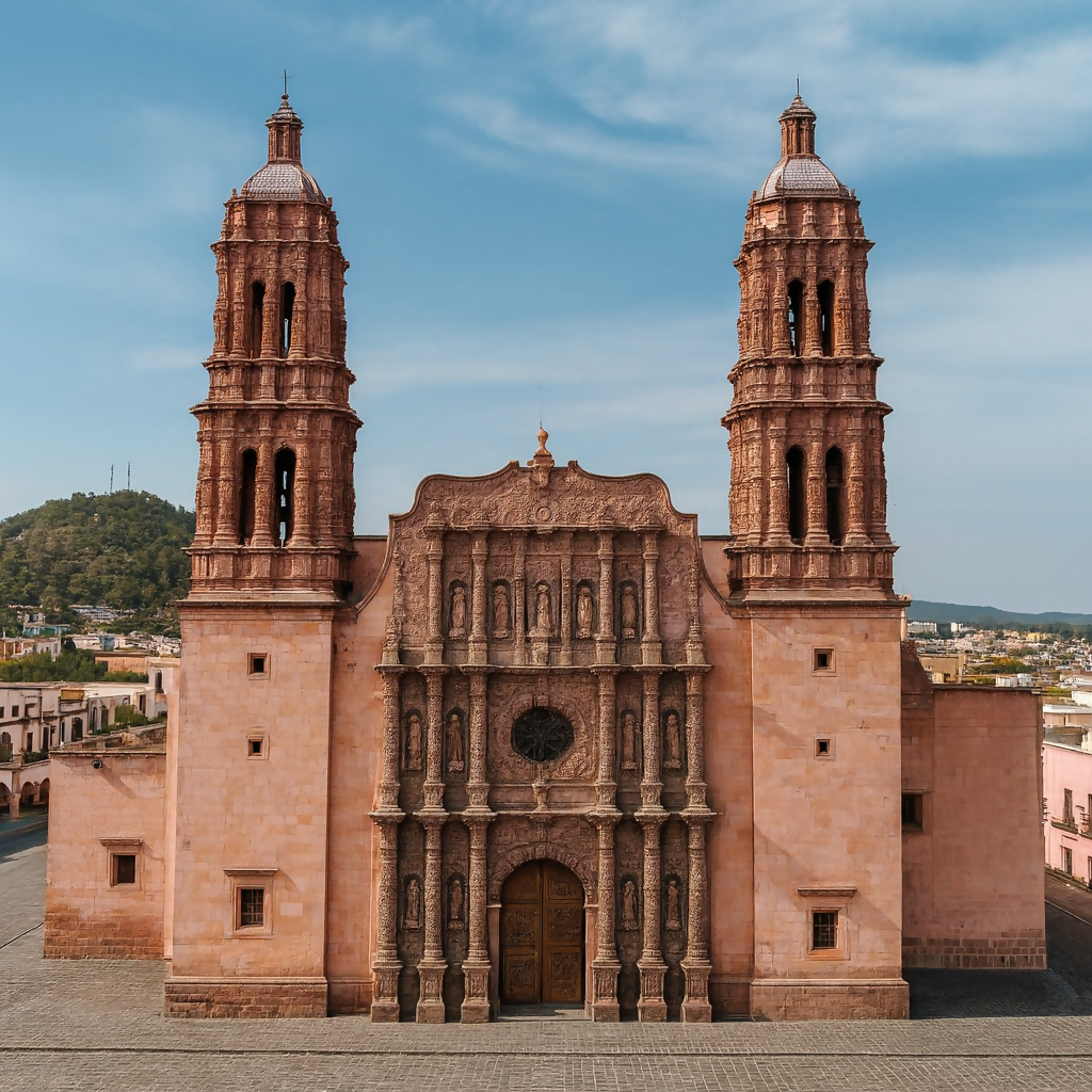 Cathedral Basilica of Zacatecas (Catedral Basílica de Zacatecas) - Zacatecas Mexico - Rendered - Digital File Digital My Custom Designs PDF