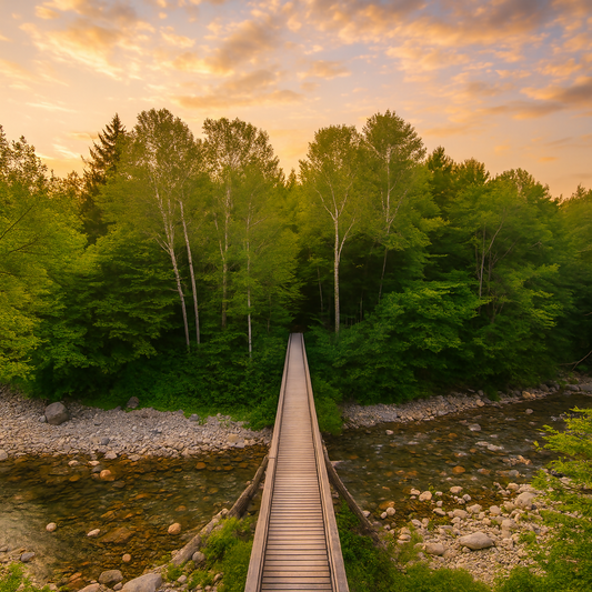 Lincoln Woods Trail - White Mountains - New Hampshire United States - Rendered - Digital File Digital My Custom Designs PDF