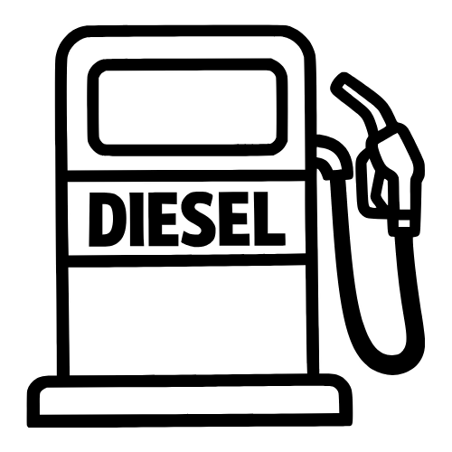Diesel Fuel Pump Icon - Vector Graphics - Digital File Digital My Custom Designs PDF