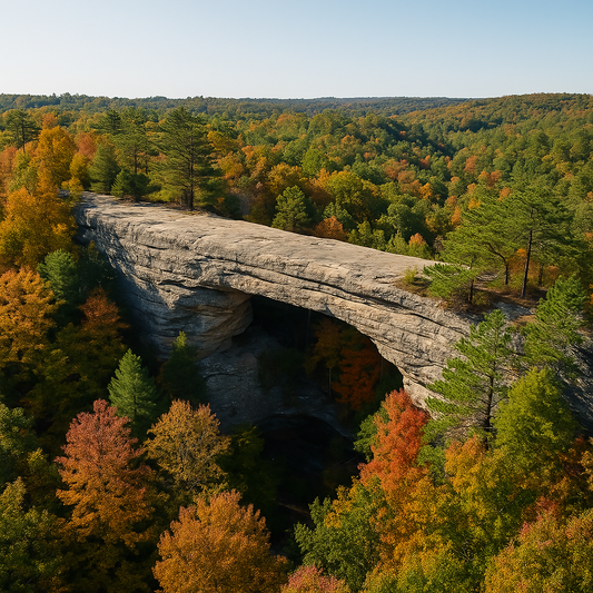 Natural Bridge - Natural Bridge State Resort Park - Kentucky United States - Rendered - Digital File Digital My Custom Designs PDF