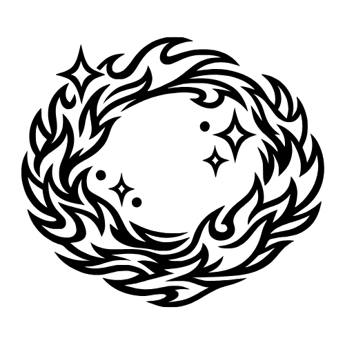 Magic Spell Flames - Vector Graphics - Digital File Digital My Custom Designs PDF